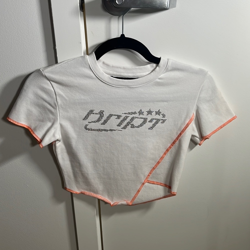 The Kript Asymmetrical Crop Top